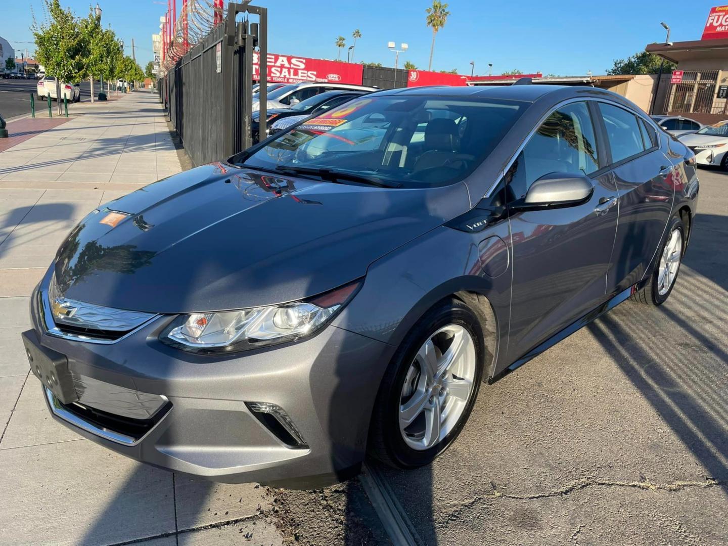 2018 DARK GRAY /BLACK Chevrolet Volt (1G1RC6S52JU) , located at 744 E Miner Ave, Stockton, CA, 95202, (209) 944-5770, 37.956863, -121.282082 - PLUS TAXES AND FEES - Photo#3